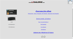 Desktop Screenshot of lzgalerie.com